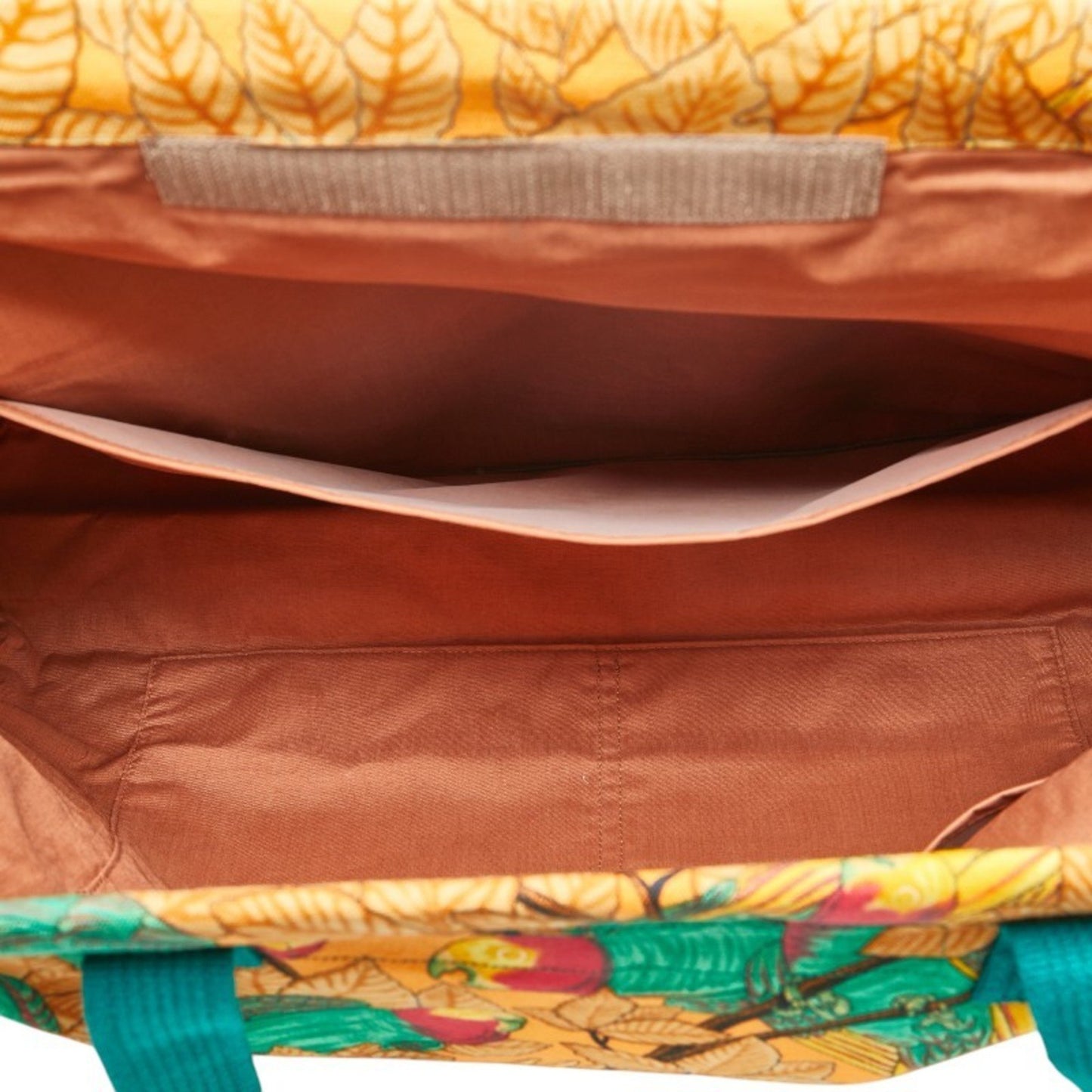 Hermès --, Orange, Canvas, tote