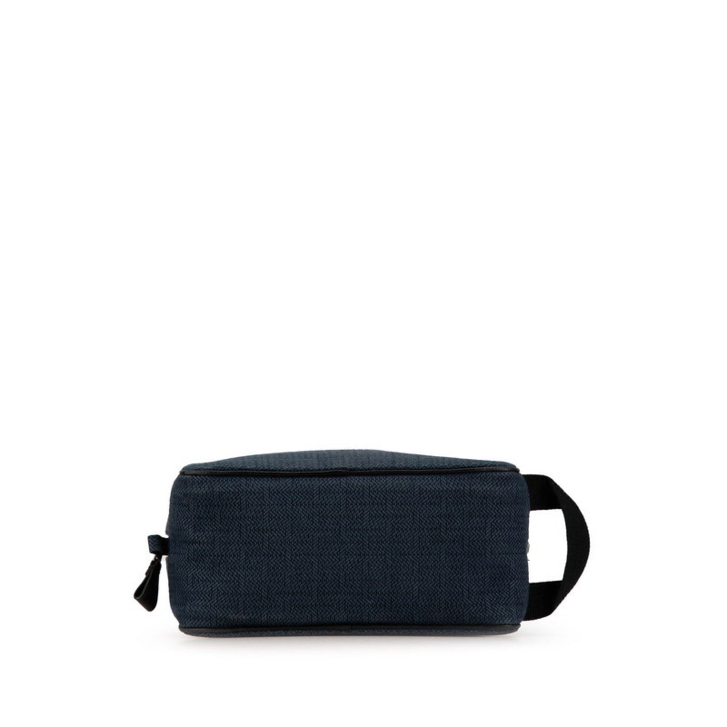 Hermès Globe Trotter, Navy, Canvas, clutch