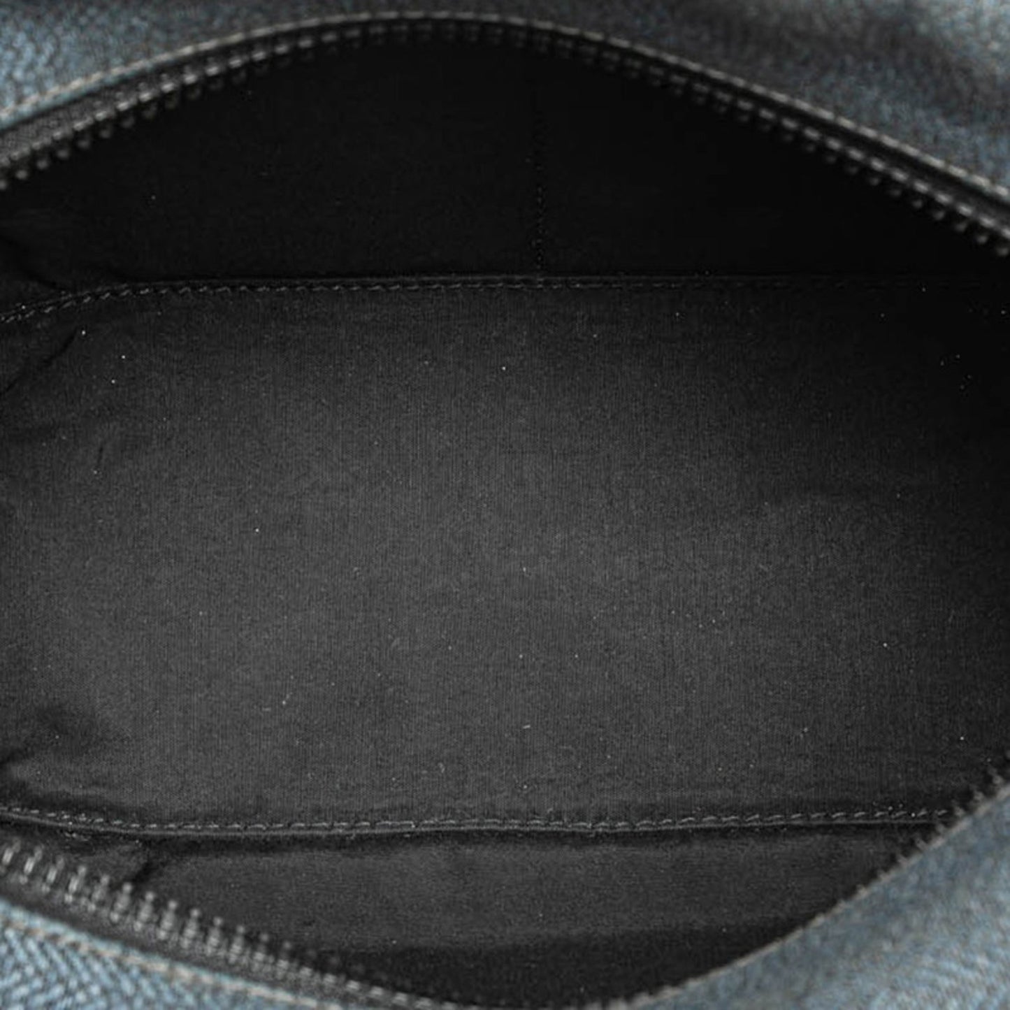 Hermès Globe Trotter, Navy, Canvas, clutch