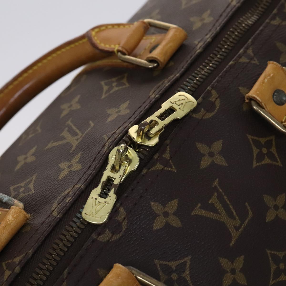 Louis Vuitton Keepall 50, Brown, Canvas, travel