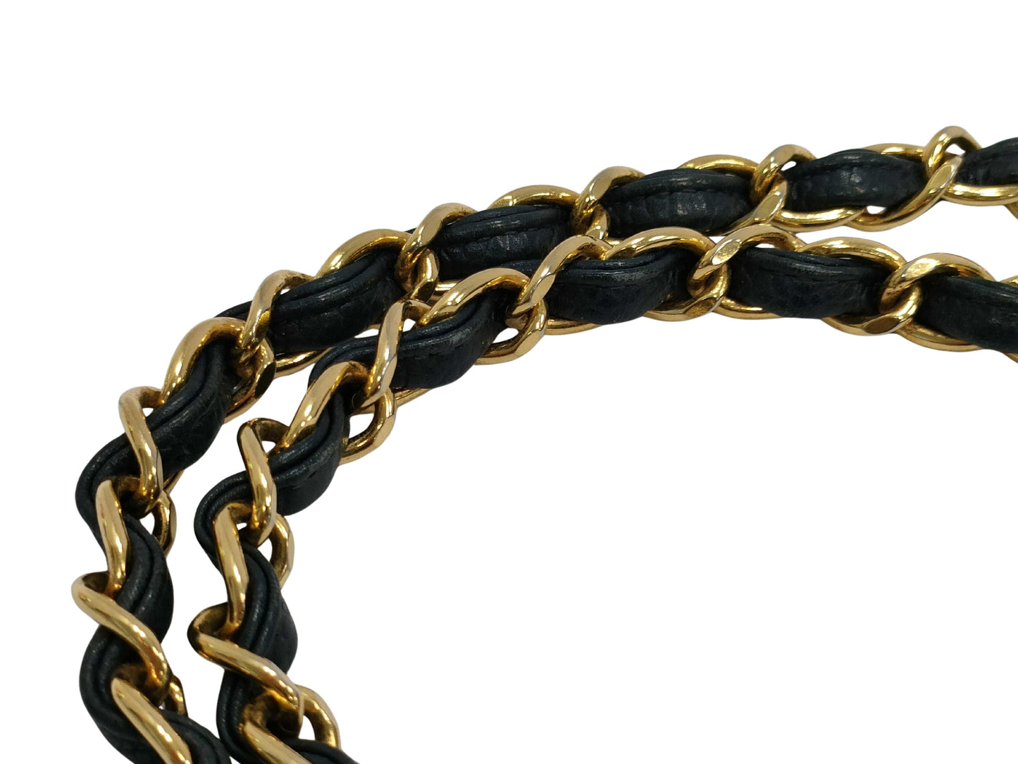 Chanel Mademoiselle, Navy, Leather, shoulder