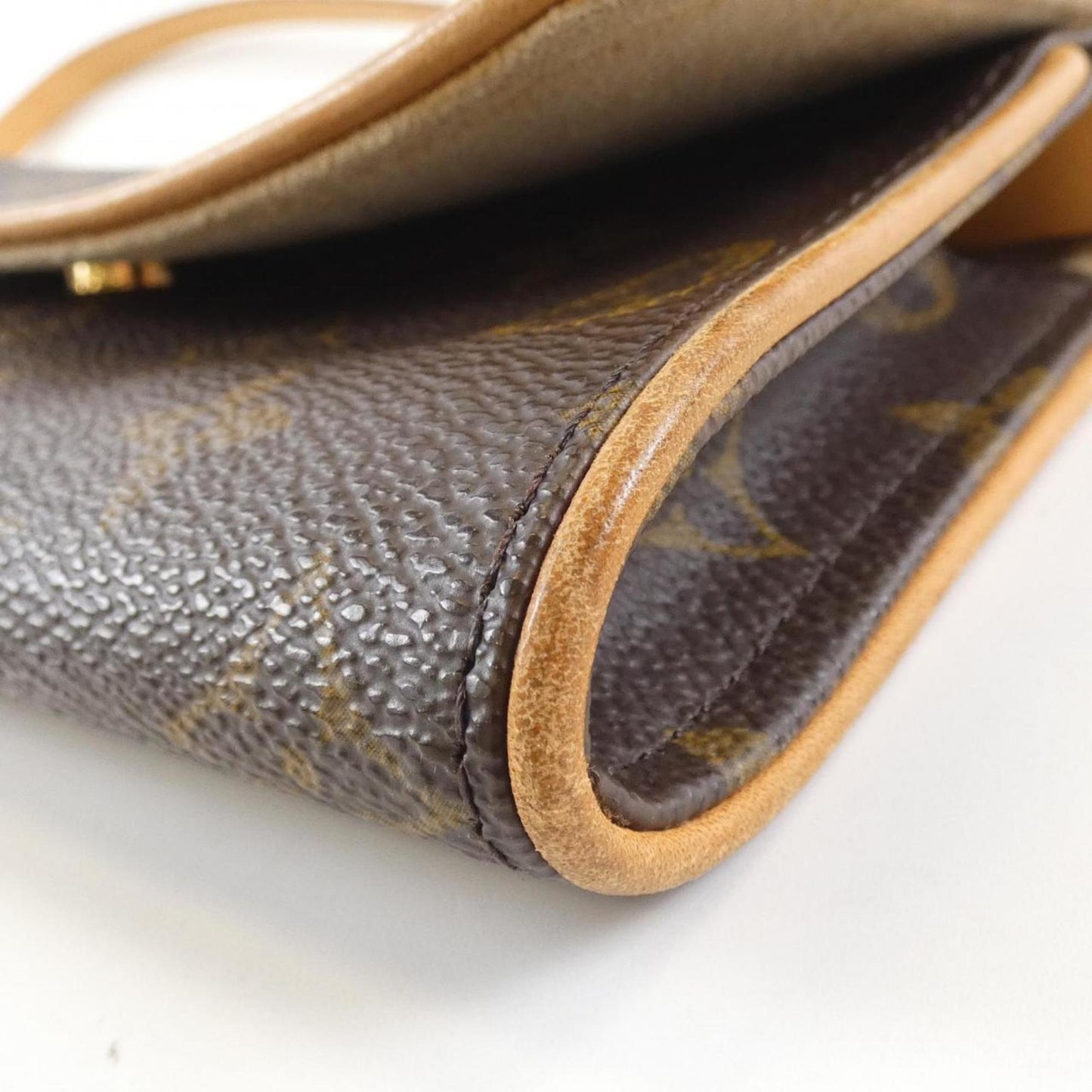 Louis Vuitton Twin, Brown, Canvas, clutch