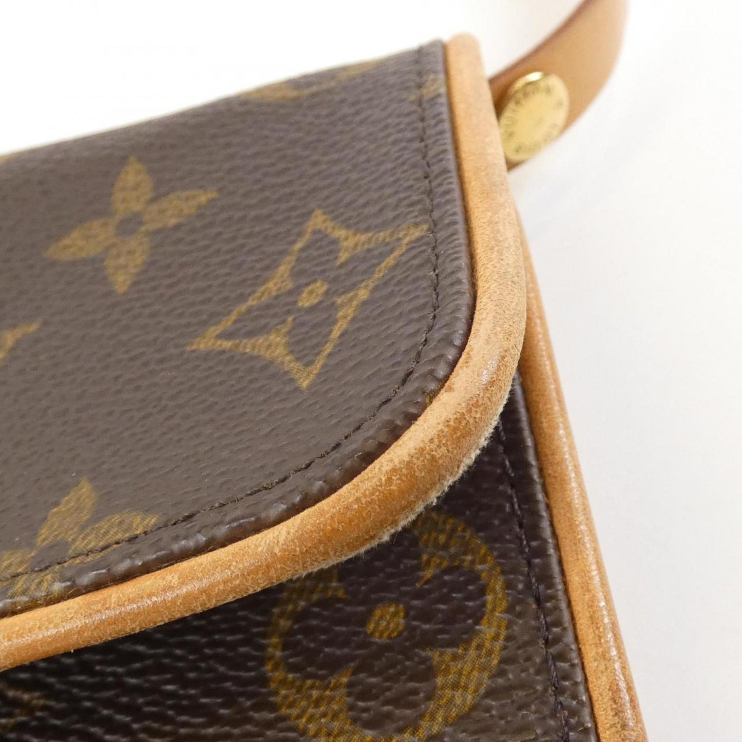 Louis Vuitton Twin, Brown, Canvas, clutch