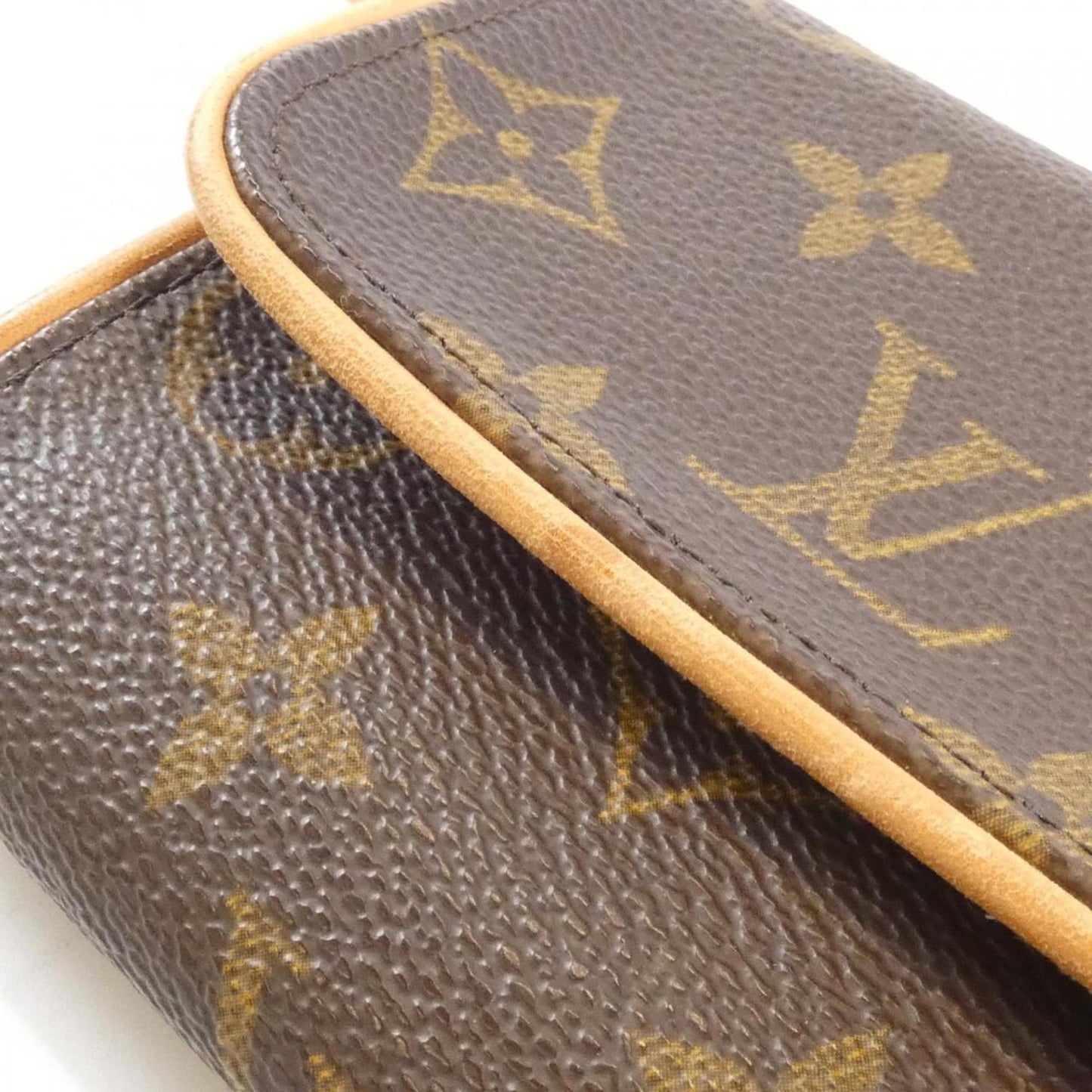 Louis Vuitton Twin, Brown, Canvas, clutch