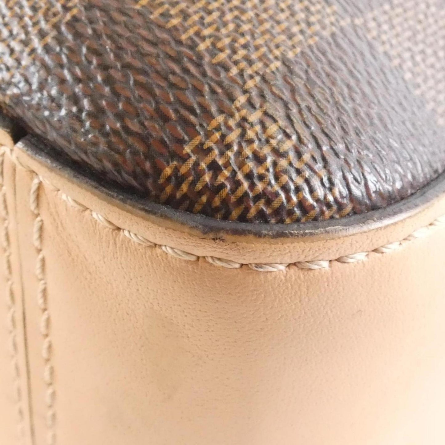 Louis Vuitton Santa Monica, Brown, Canvas, shoulder