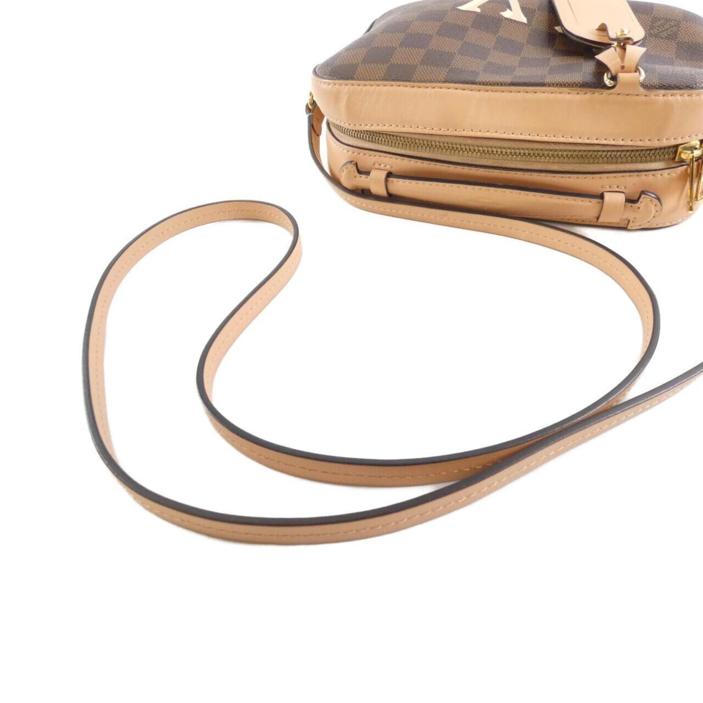 Louis Vuitton Santa Monica, Brown, Canvas, shoulder