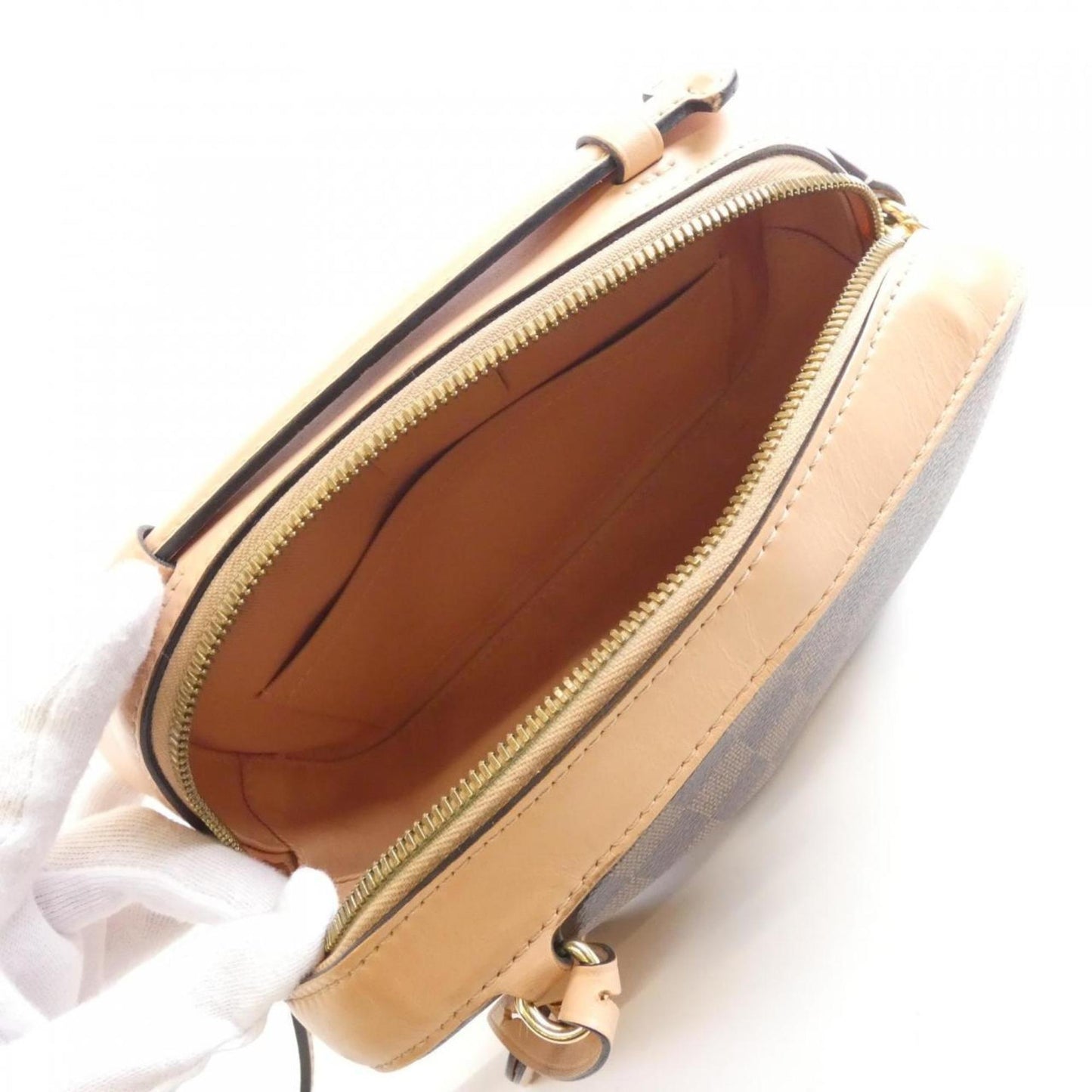 Louis Vuitton Santa Monica, Brown, Canvas, shoulder