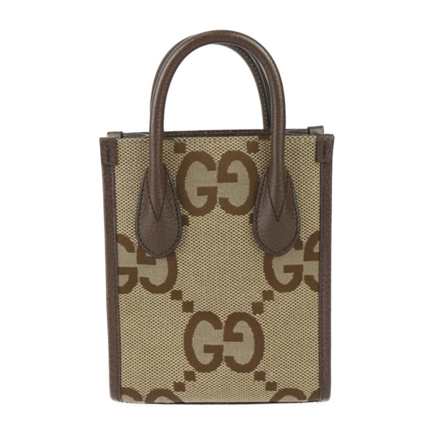 Gucci GG Jumbo, Beige, Canvas, handbag