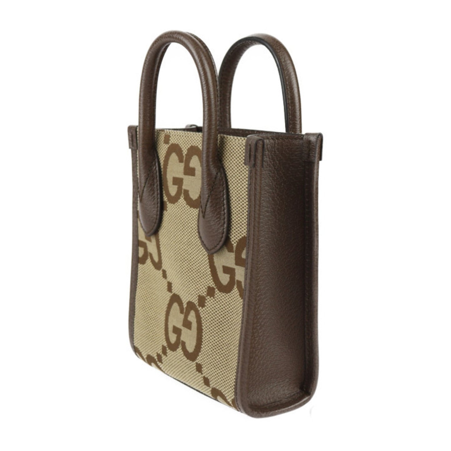 Gucci GG Jumbo, Beige, Canvas, handbag