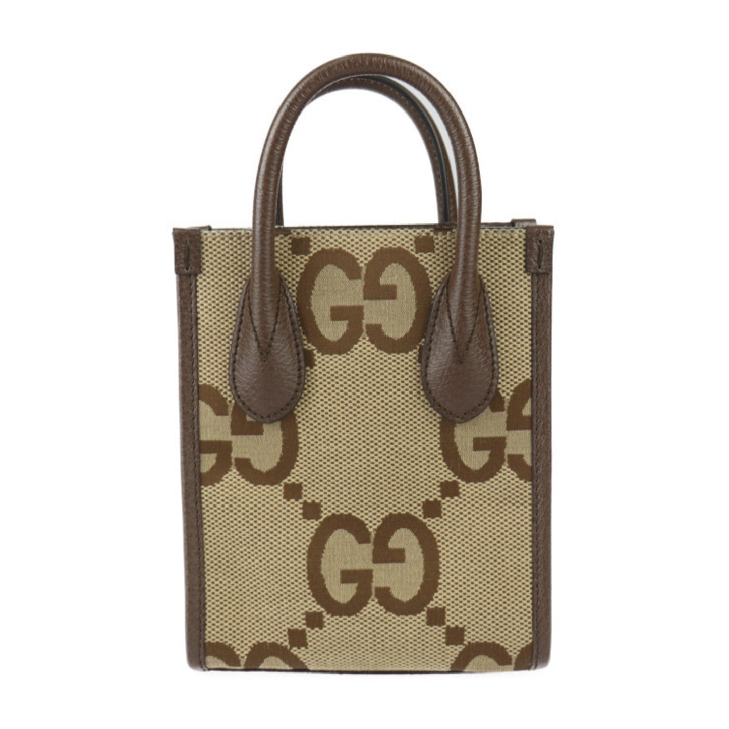 Gucci GG Jumbo, Beige, Canvas, handbag