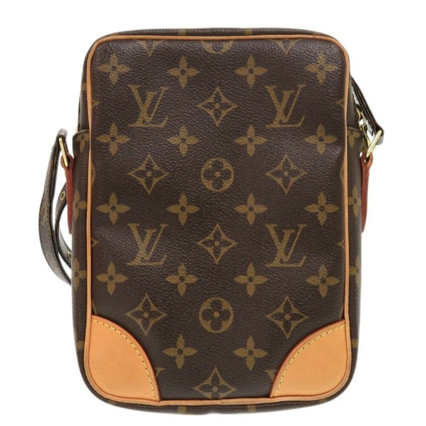 Louis Vuitton Amazon, Brown, Canvas, shoulder