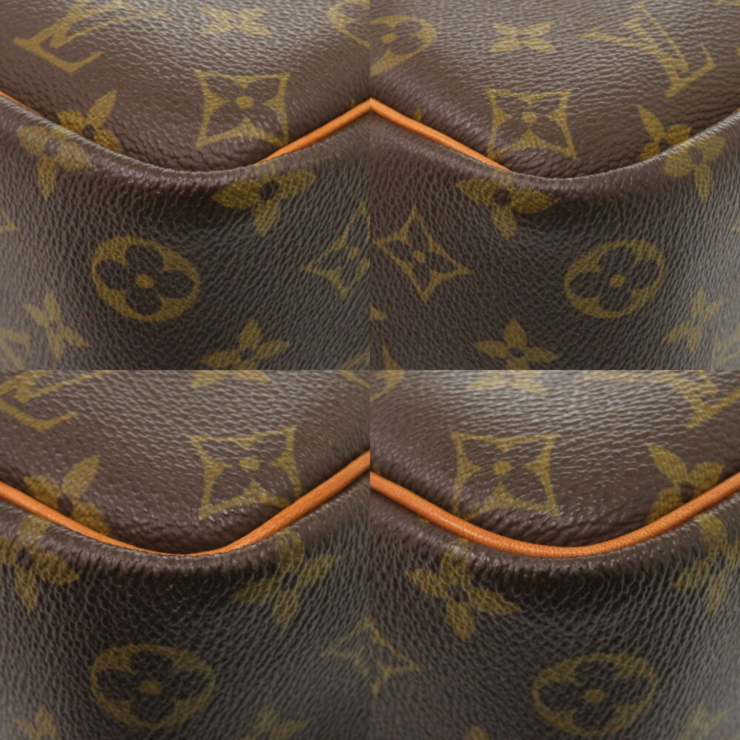 Louis Vuitton Deauville, Brown, Canvas, handbag