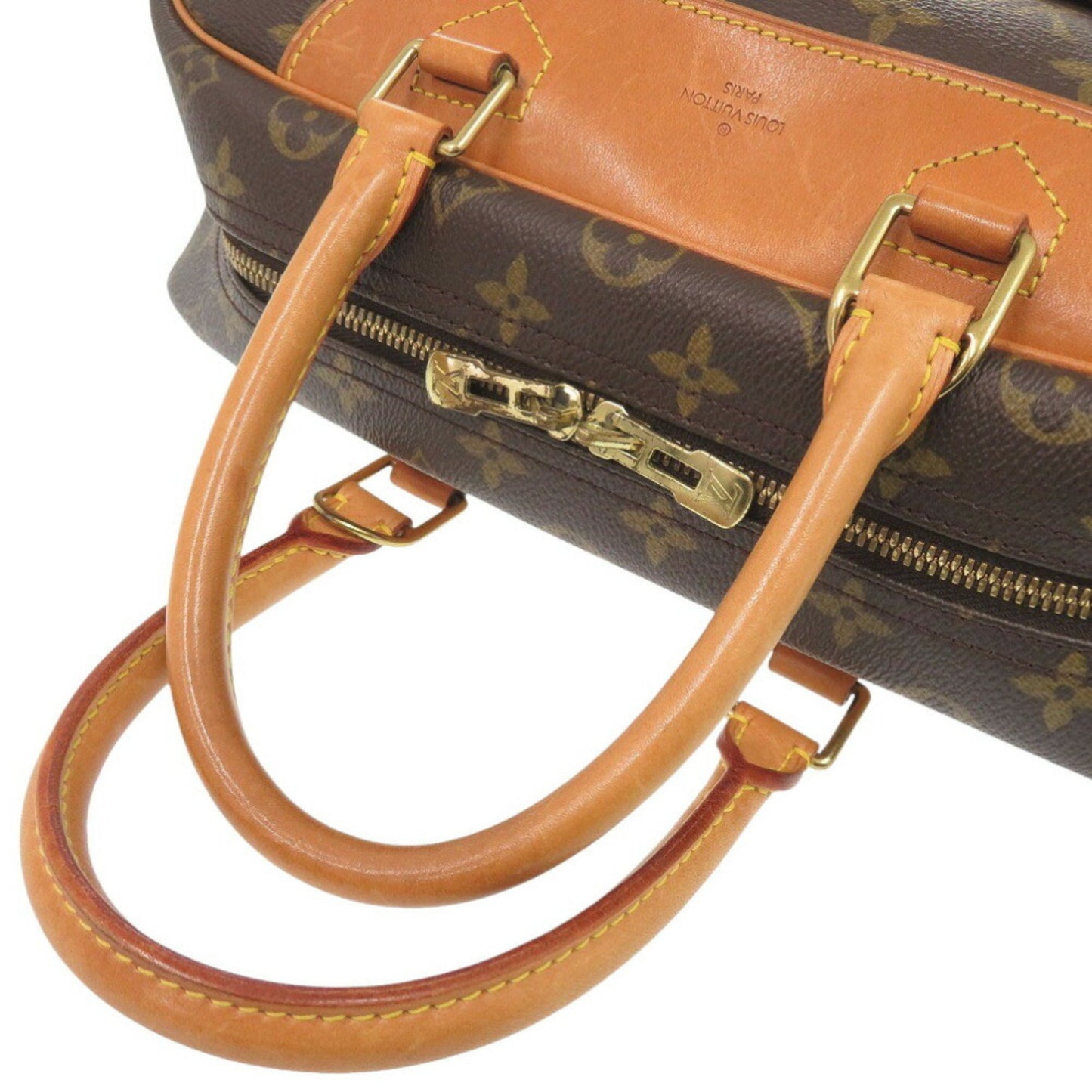 Louis Vuitton Deauville, Brown, Canvas, handbag