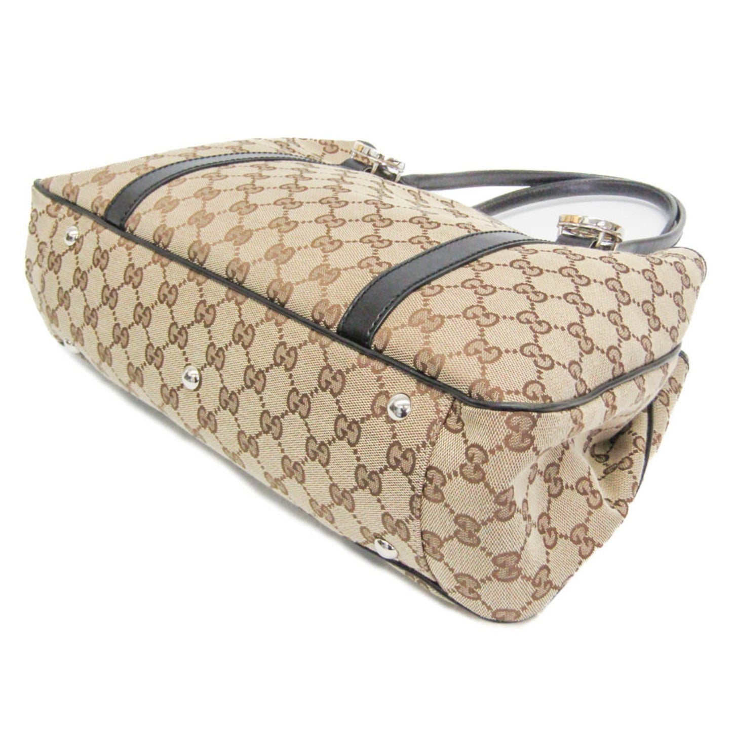 Gucci GG Twins, Beige, Canvas, tote