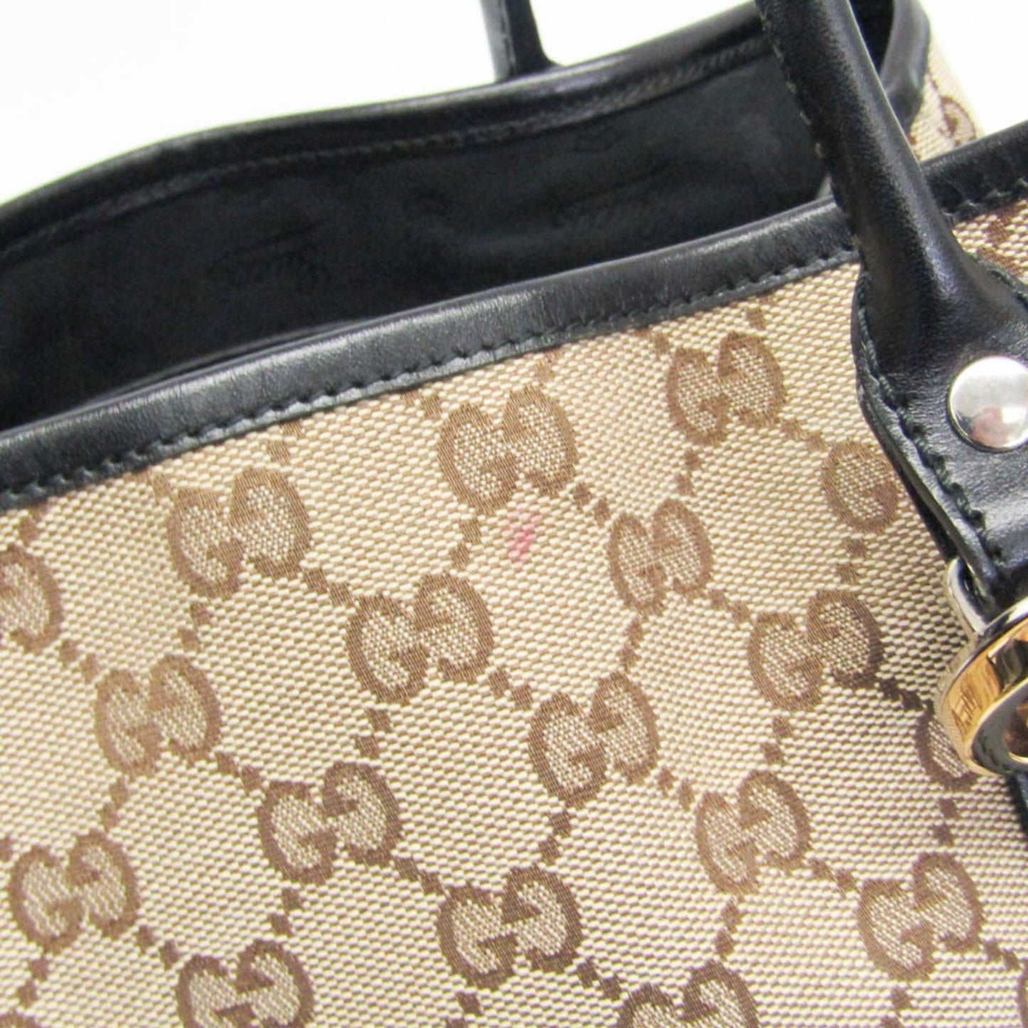 Gucci GG Twins, Beige, Canvas, tote