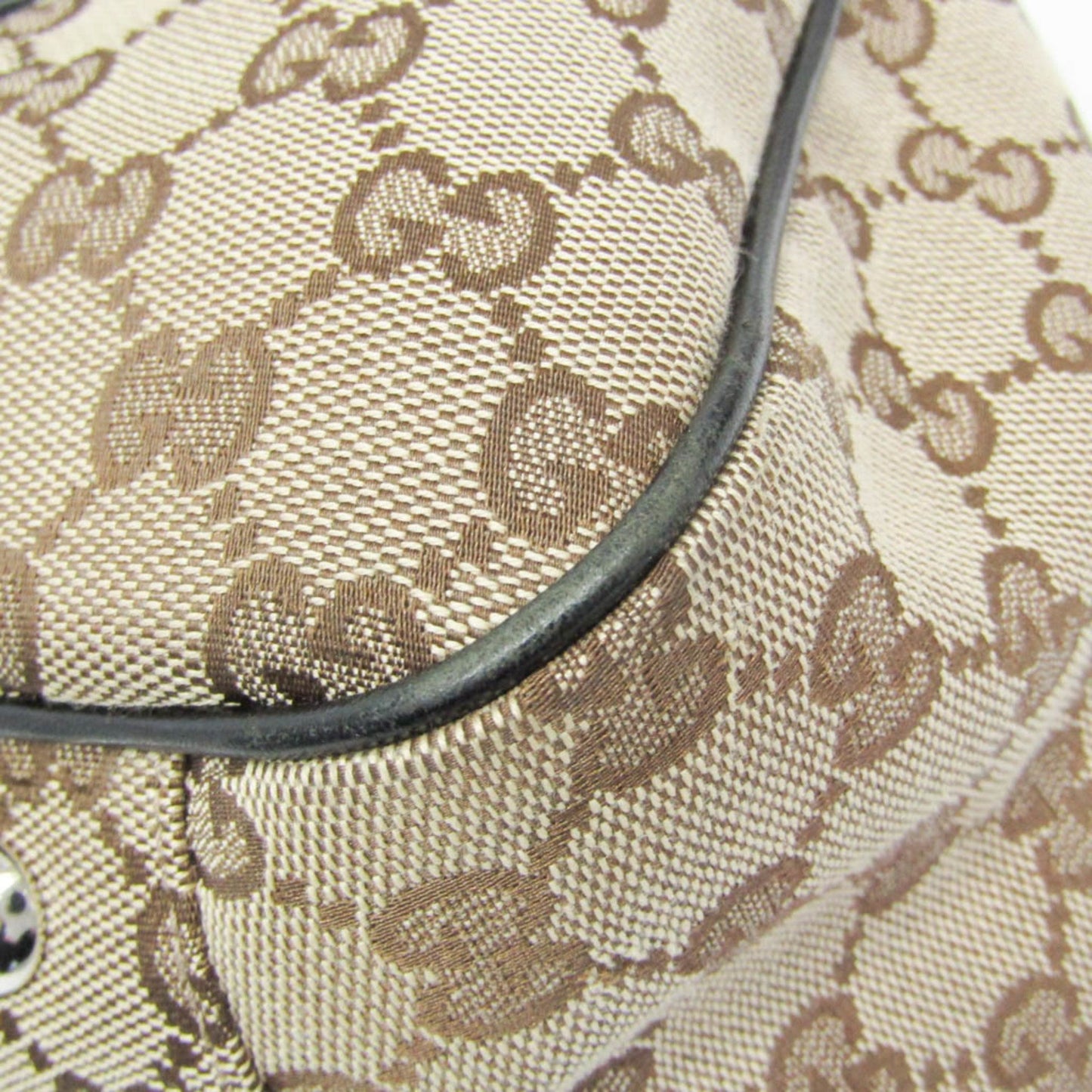 Gucci GG Twins, Beige, Canvas, tote