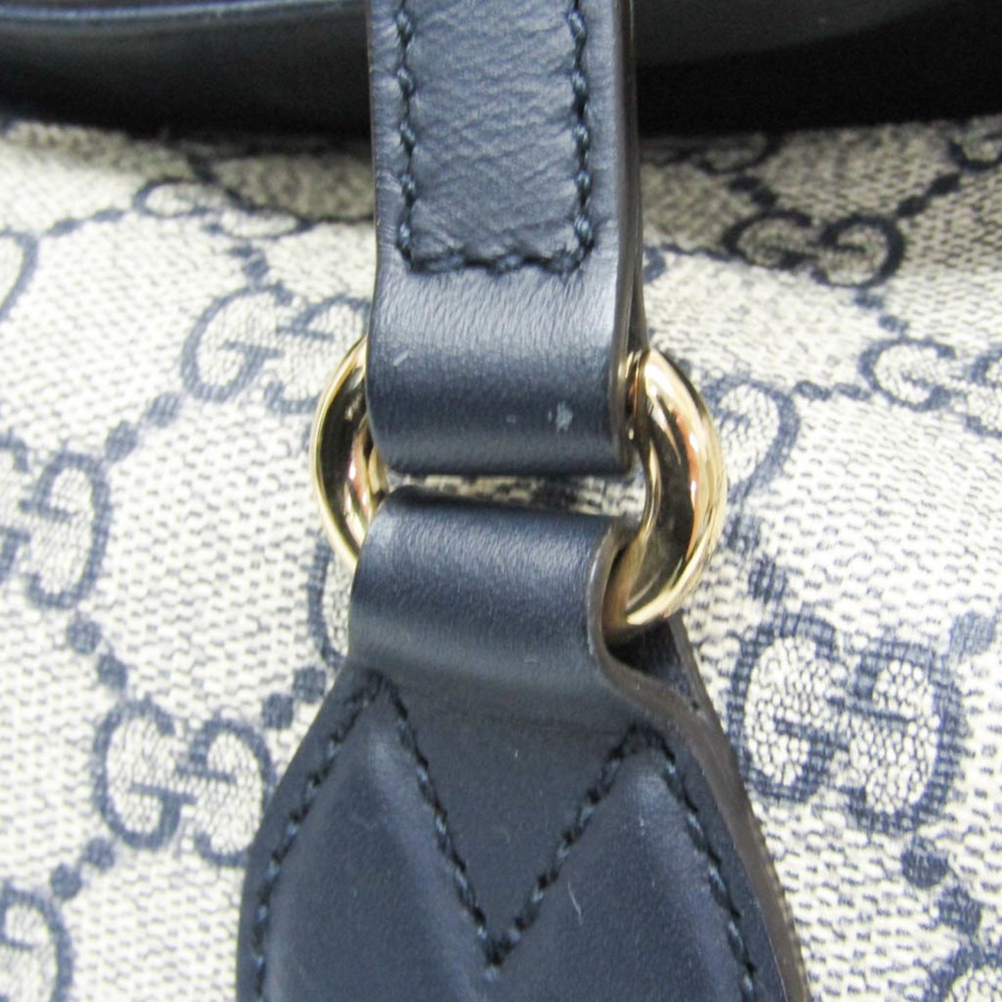 Gucci Supreme GG, Navy, Canvas, tote
