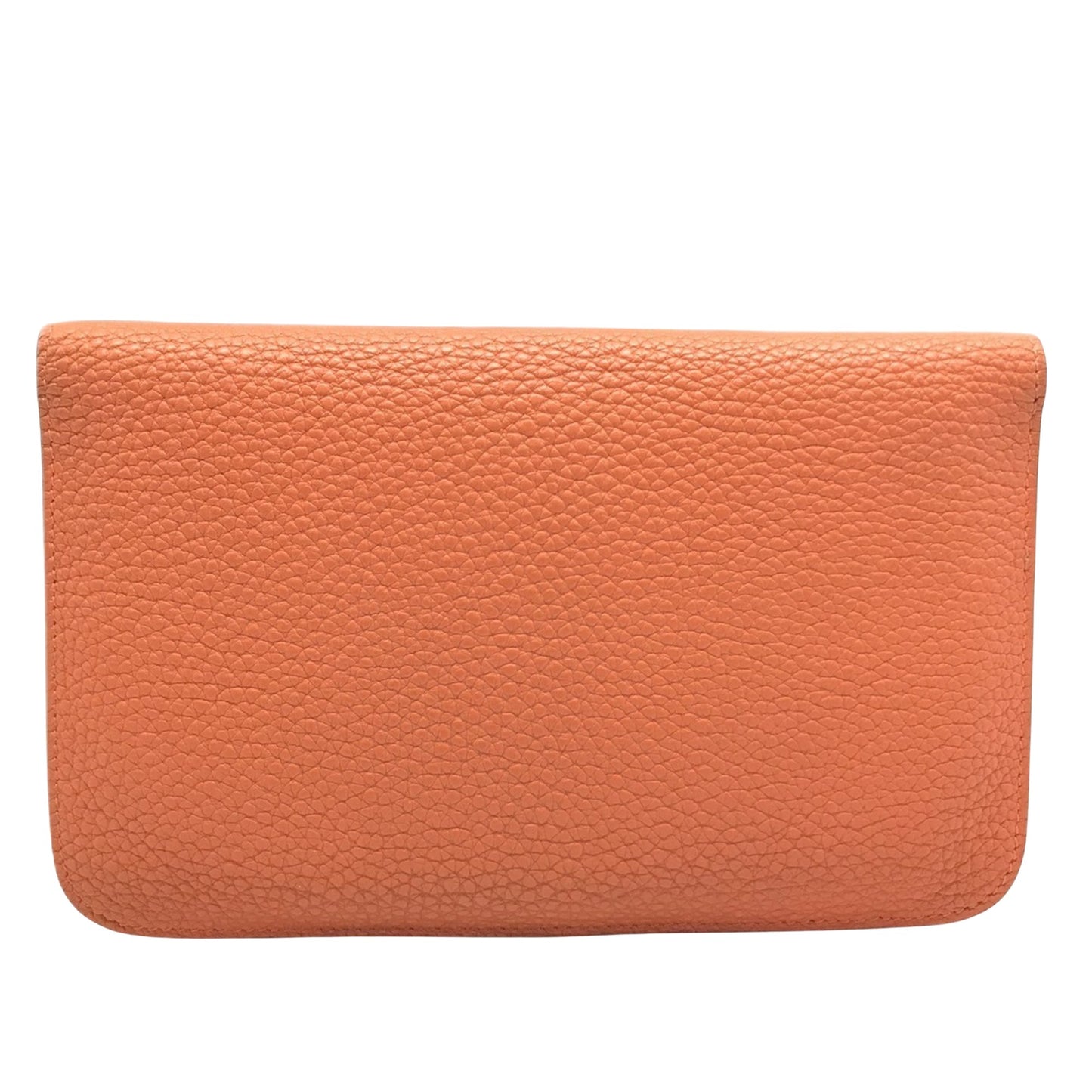 Hermès Dogon, Orange, Leather, wallet