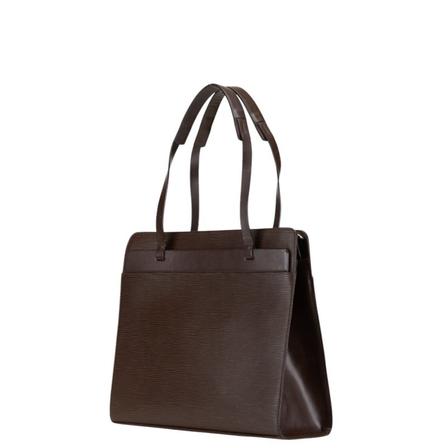 Louis Vuitton Croisette, Brown, Leather, handbag