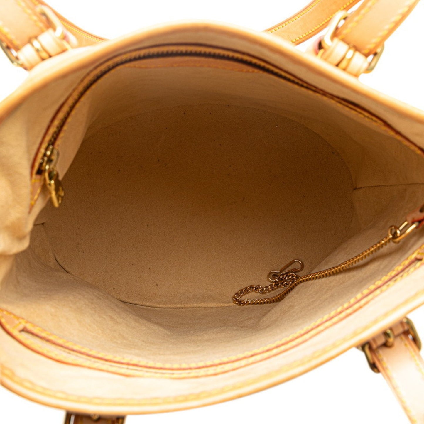 Louis Vuitton Marais, Beige, Leather, shoulder