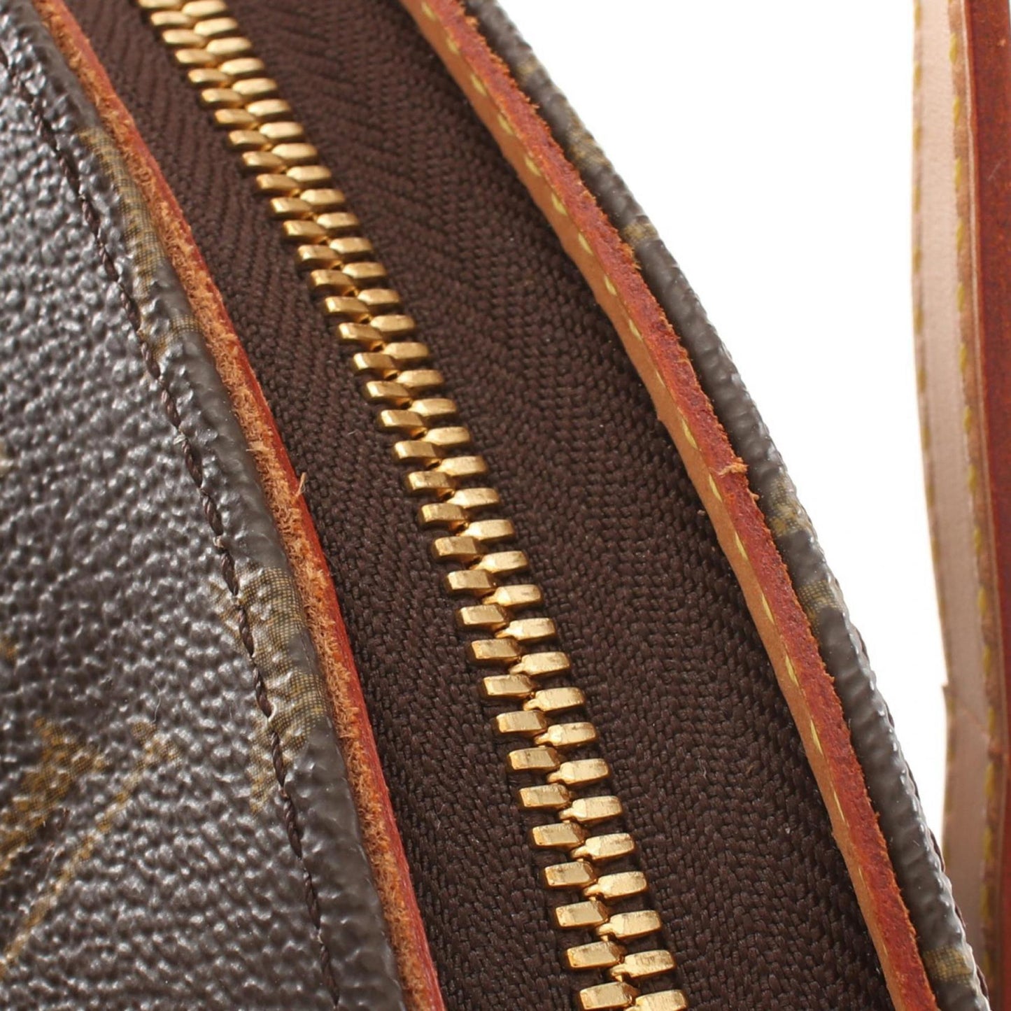 Louis Vuitton Ellipse, Brown, Canvas, shoulder