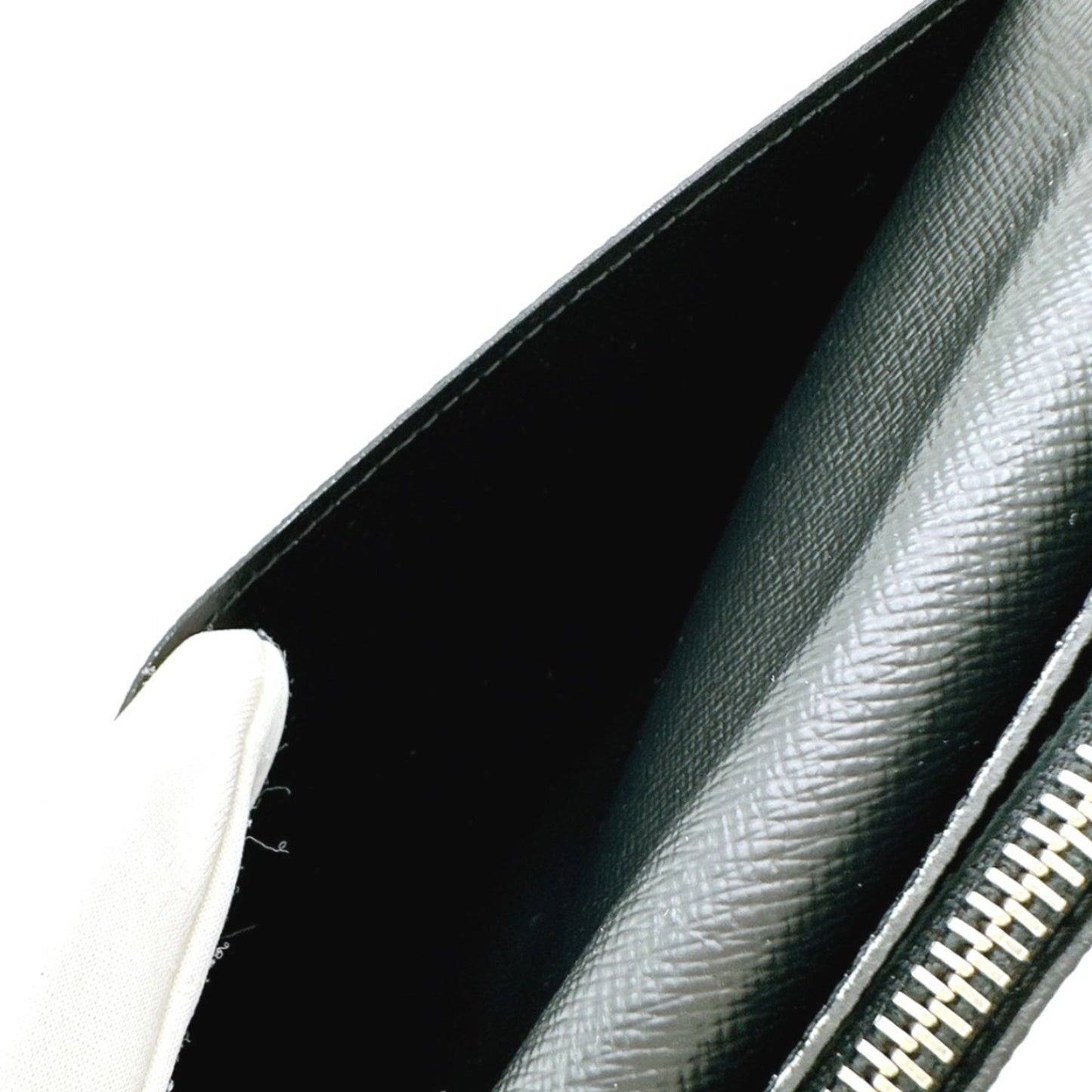 Louis Vuitton Portefeuille Brazza, Black, Leather, wallet