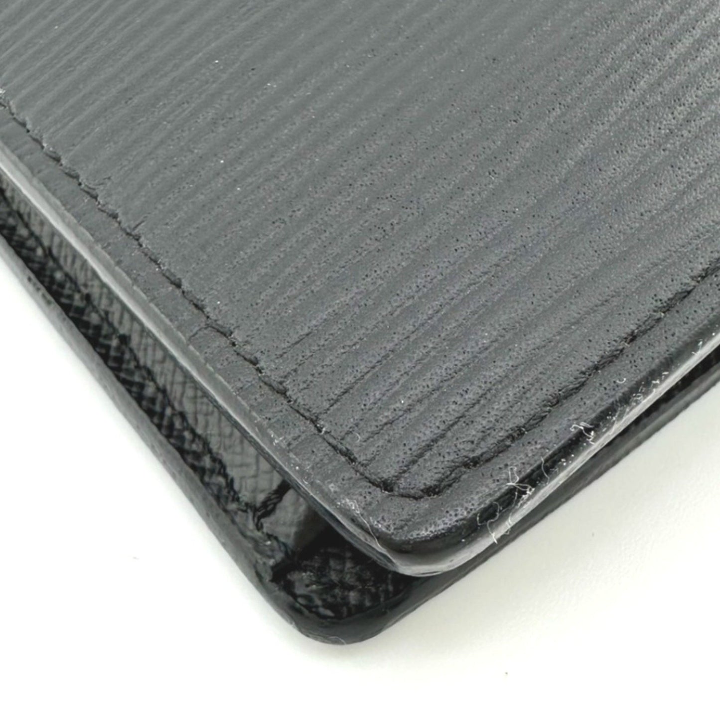 Louis Vuitton Portefeuille Brazza, Black, Leather, wallet