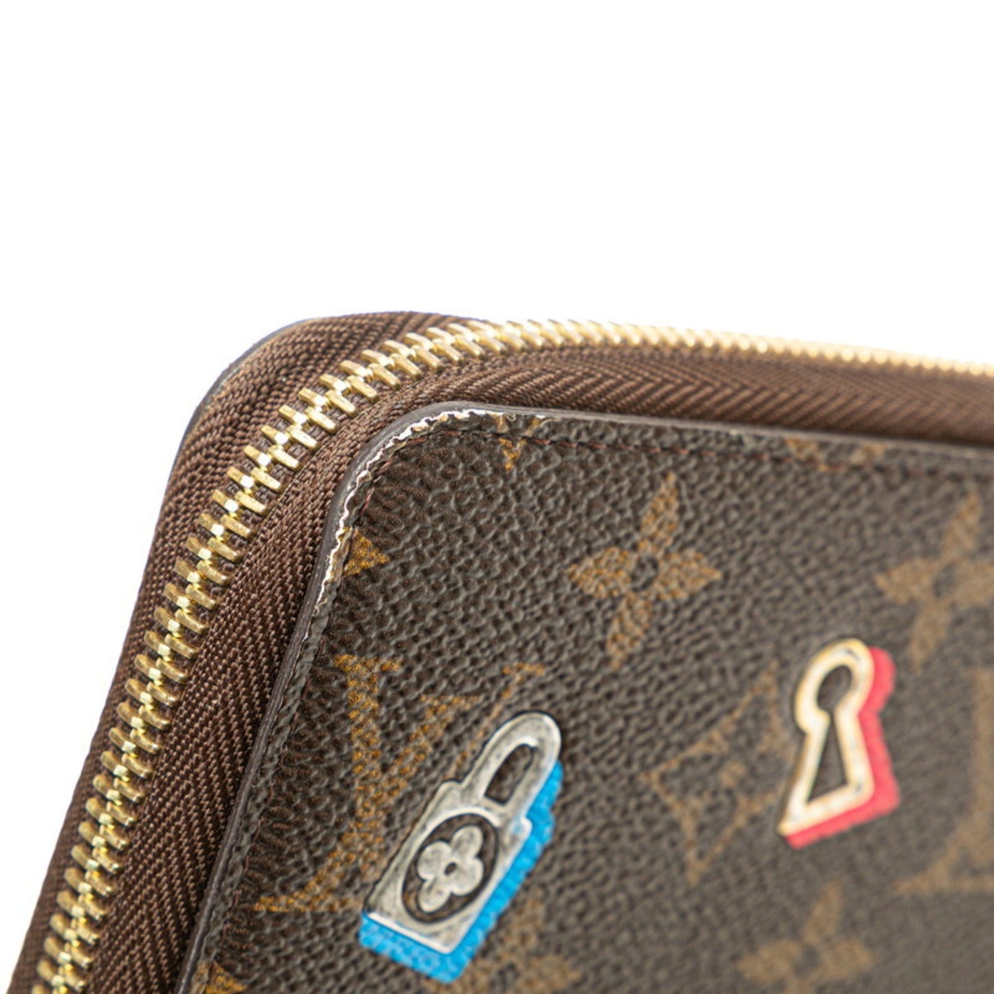 Louis Vuitton Zippy wallet, Brown, Canvas, wallet