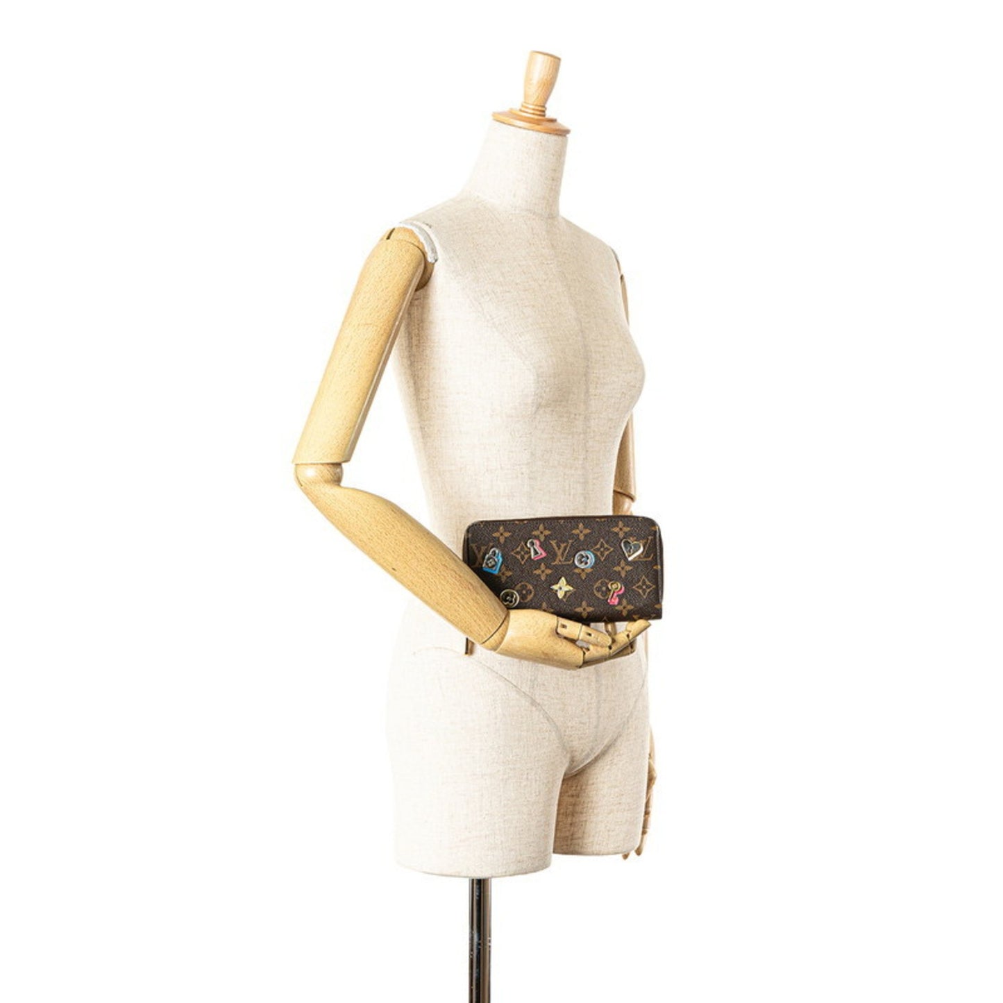 Louis Vuitton Zippy wallet, Brown, Canvas, wallet