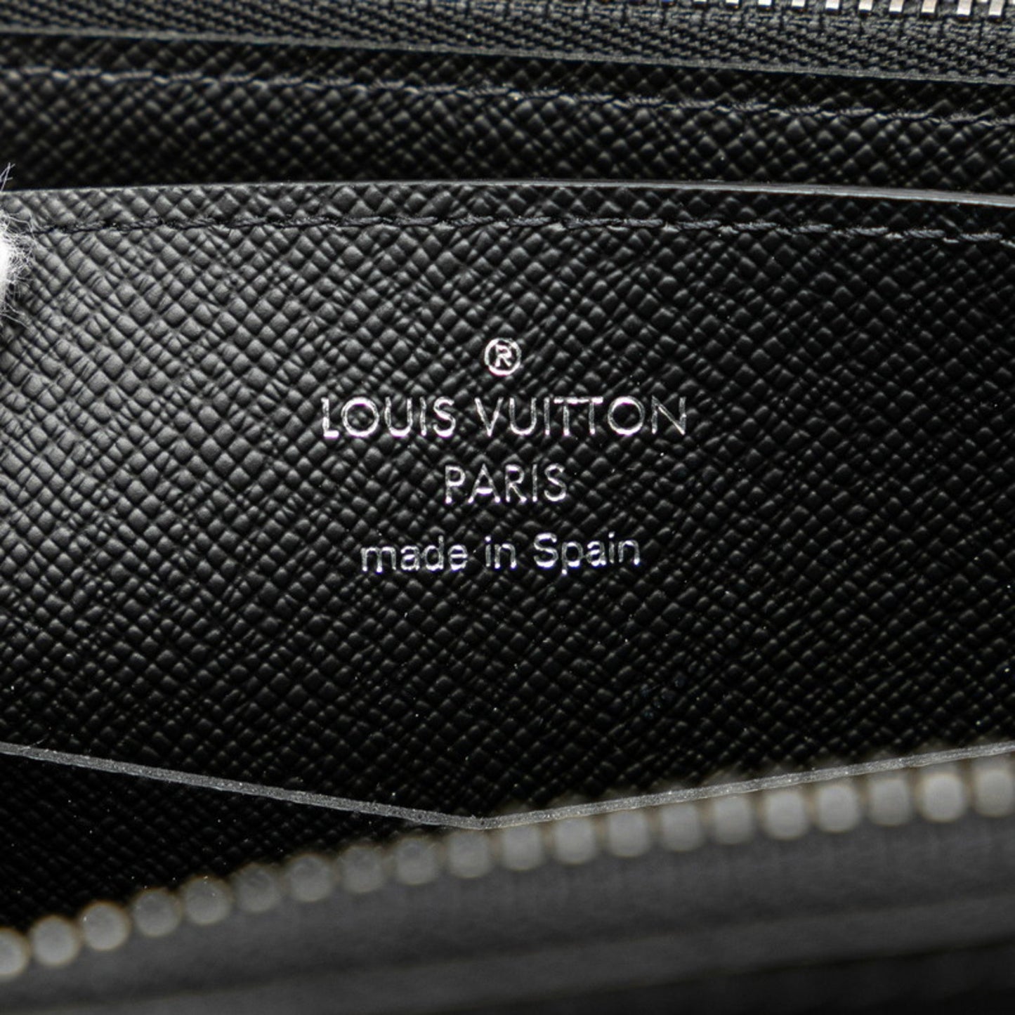 Louis Vuitton Zippy XL, Black, Canvas, wallet