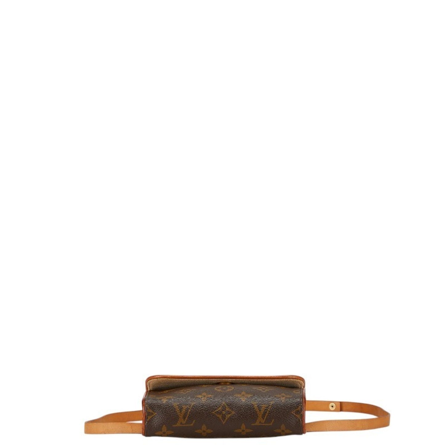 Louis Vuitton Pochette florentine, Brown, Canvas, clutch