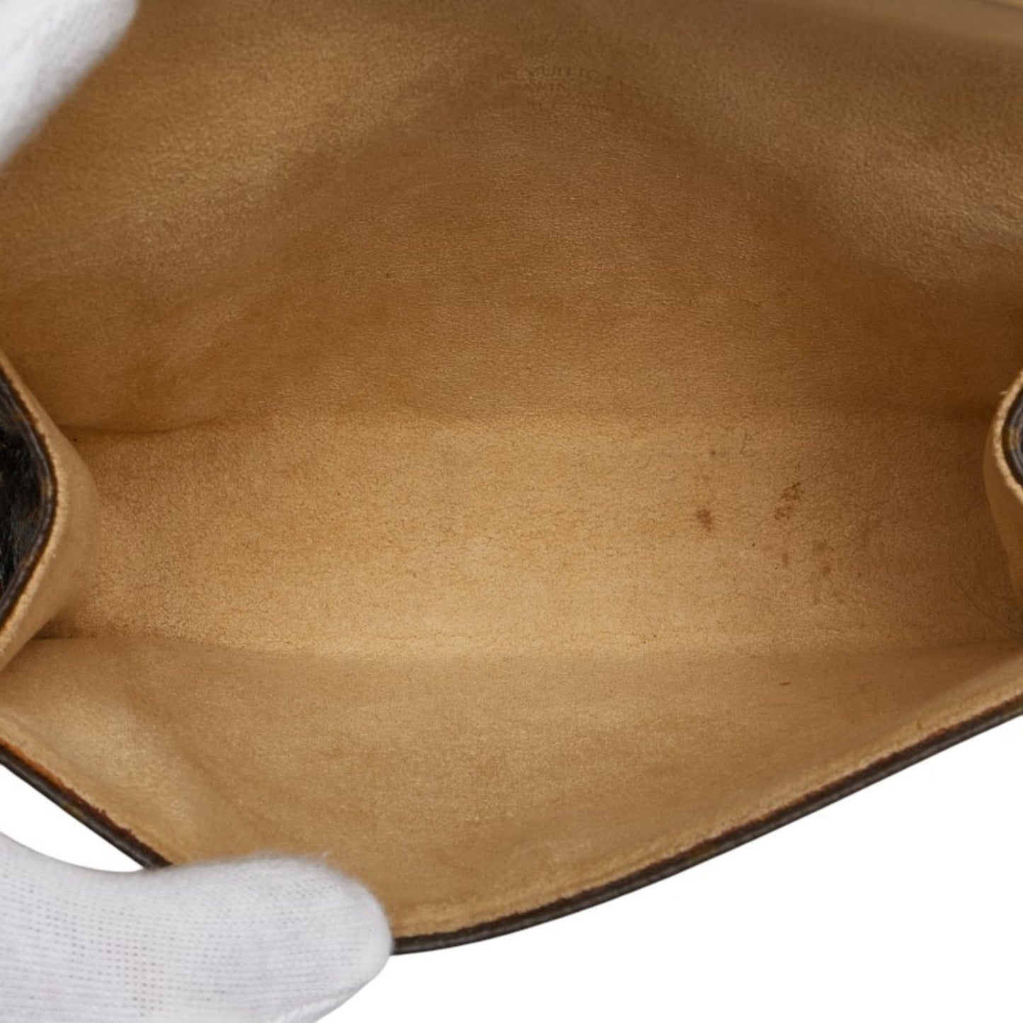 Louis Vuitton Pochette florentine, Brown, Canvas, clutch