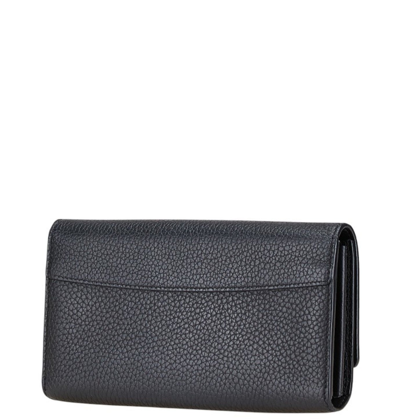 Louis Vuitton Capucines, Black, Leather, wallet