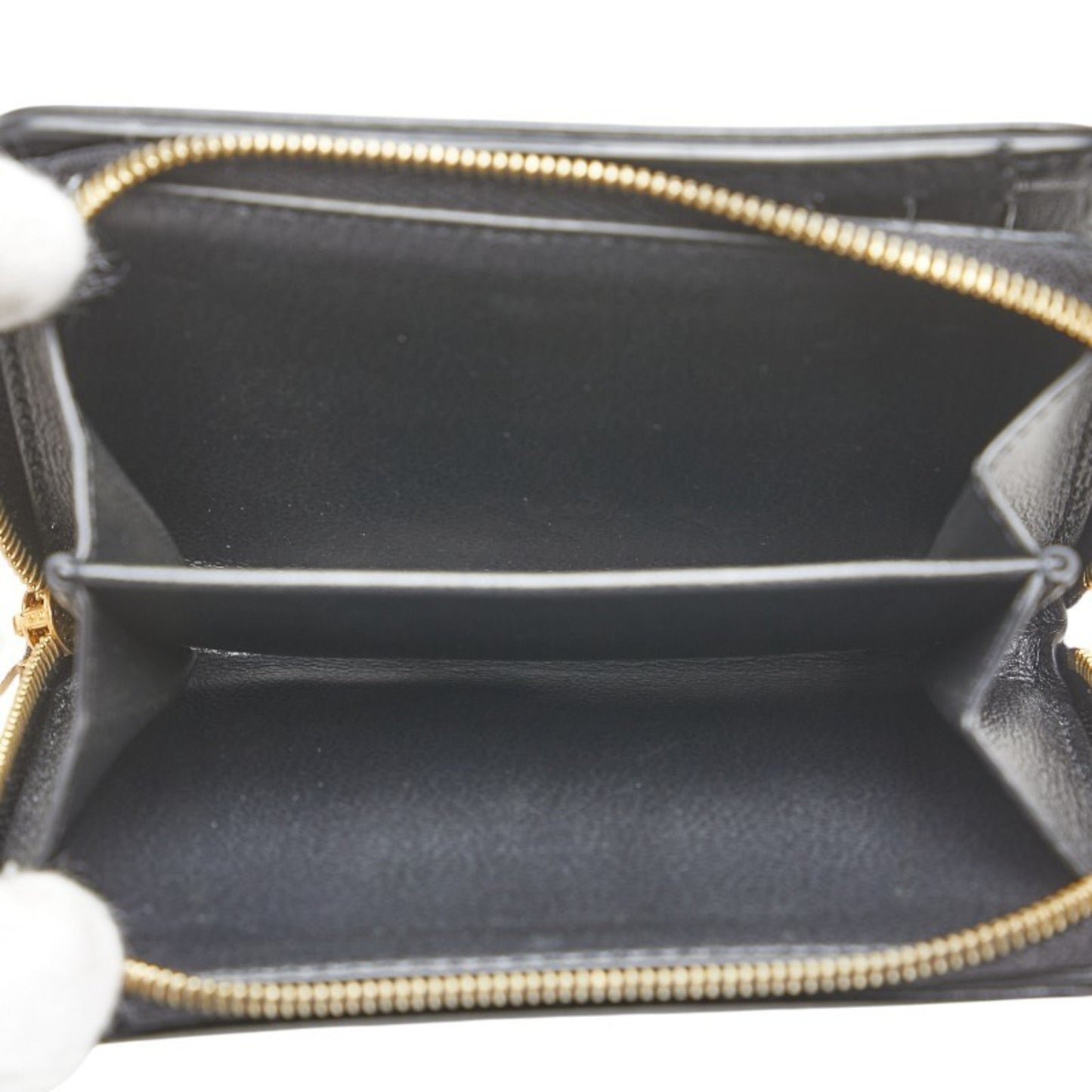 Louis Vuitton Lou, Black, Leather, wallet