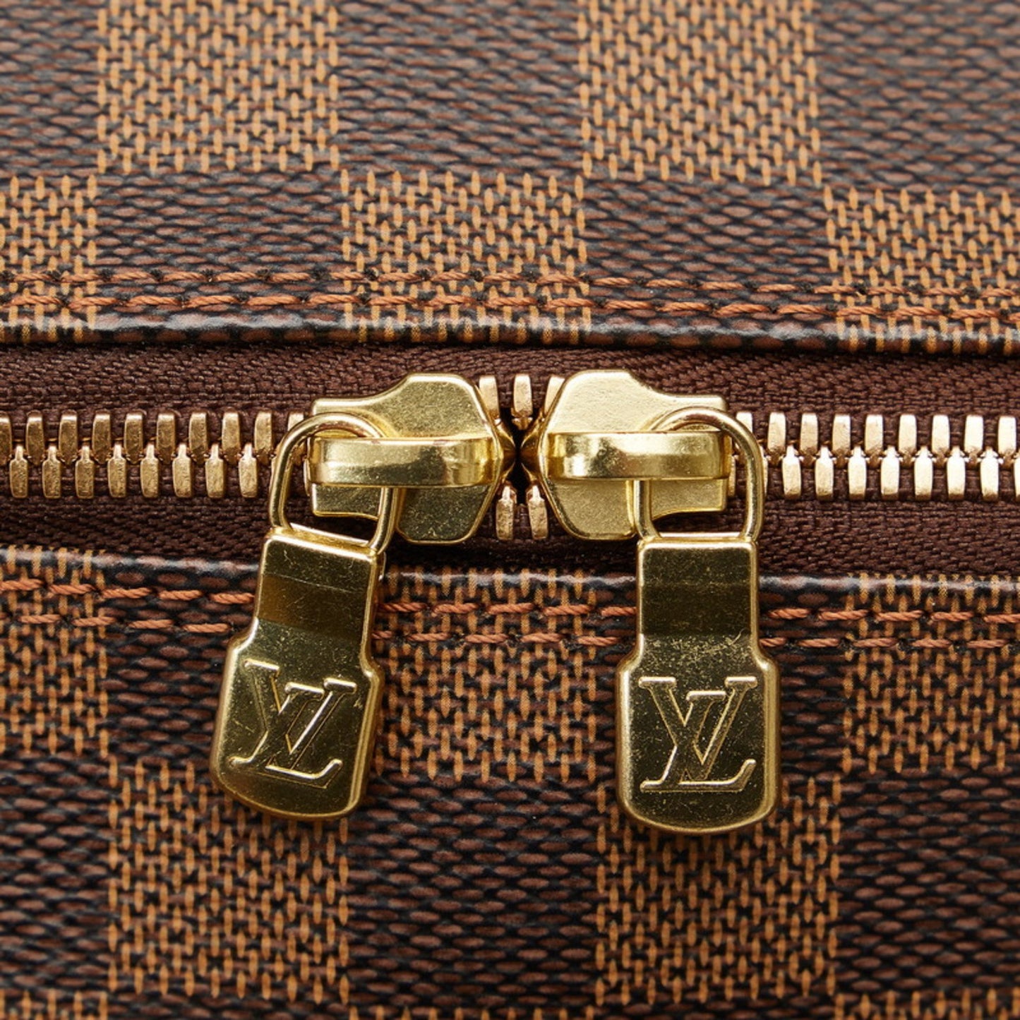 Louis Vuitton Naviglio, Brown, Canvas, shoulder