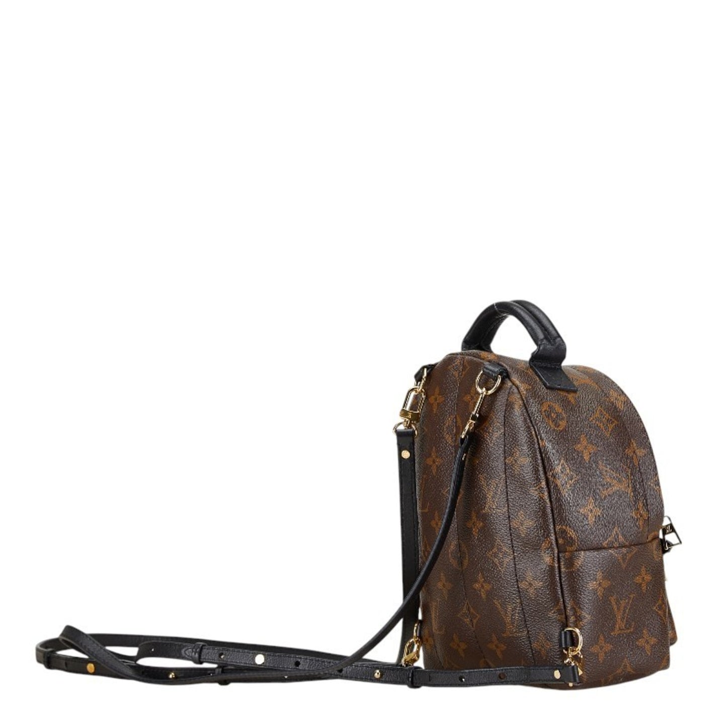 Louis Vuitton Palm Springs mini, Brown, Canvas, backpack