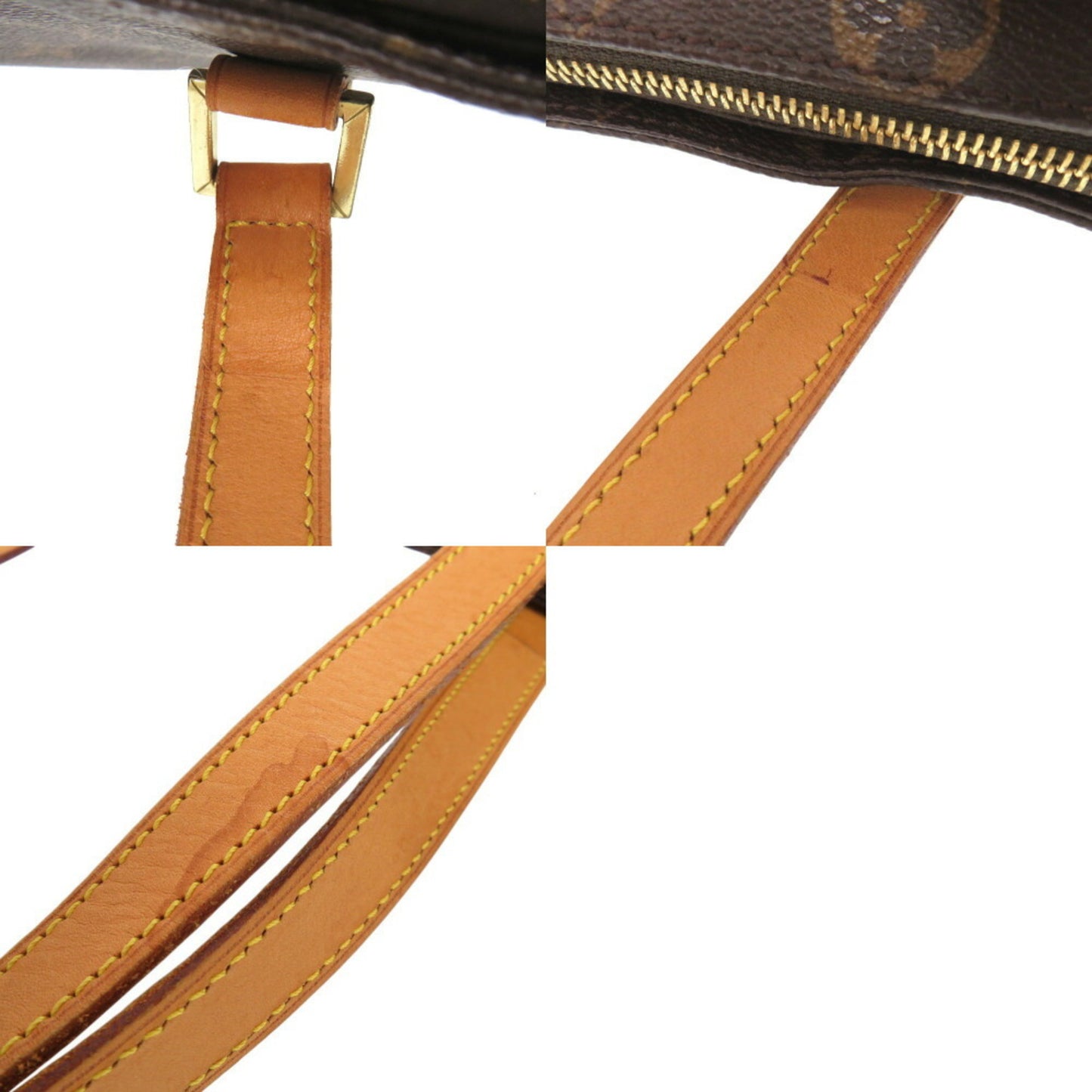 Louis Vuitton Mezzo, Brown, Canvas, tote