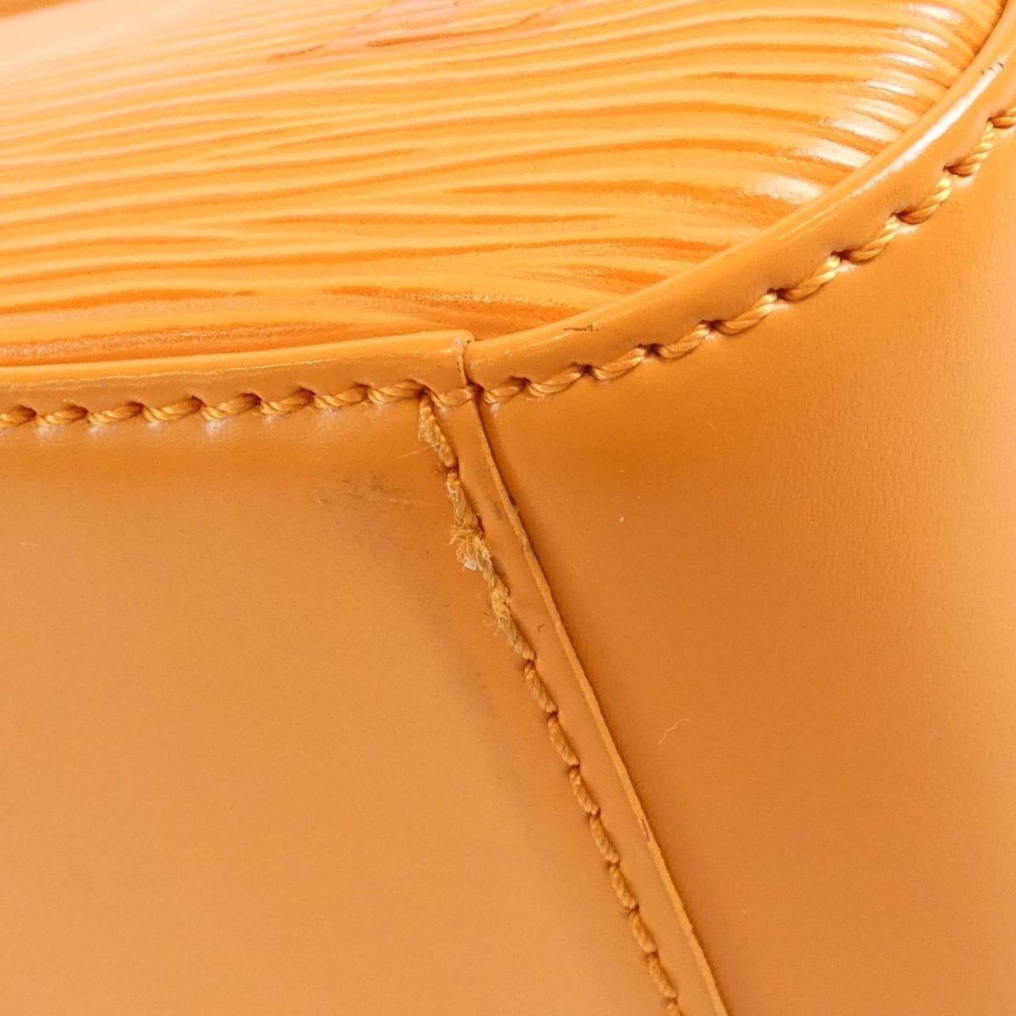 Louis Vuitton Jasmine, Orange, Leather, handbag