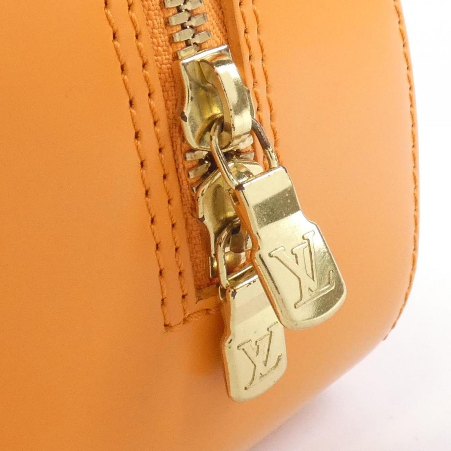Louis Vuitton Jasmine, Orange, Leather, handbag