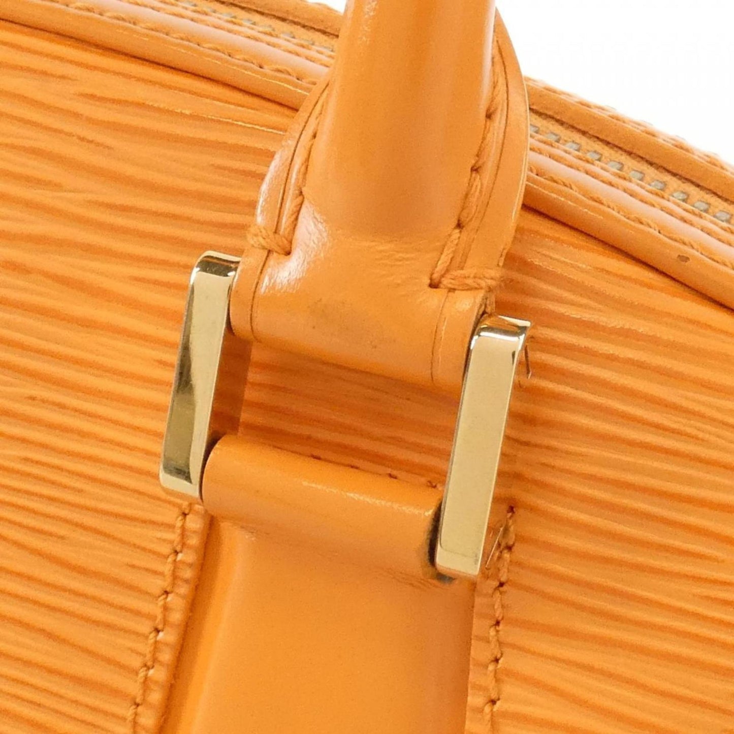 Louis Vuitton Jasmine, Orange, Leather, handbag