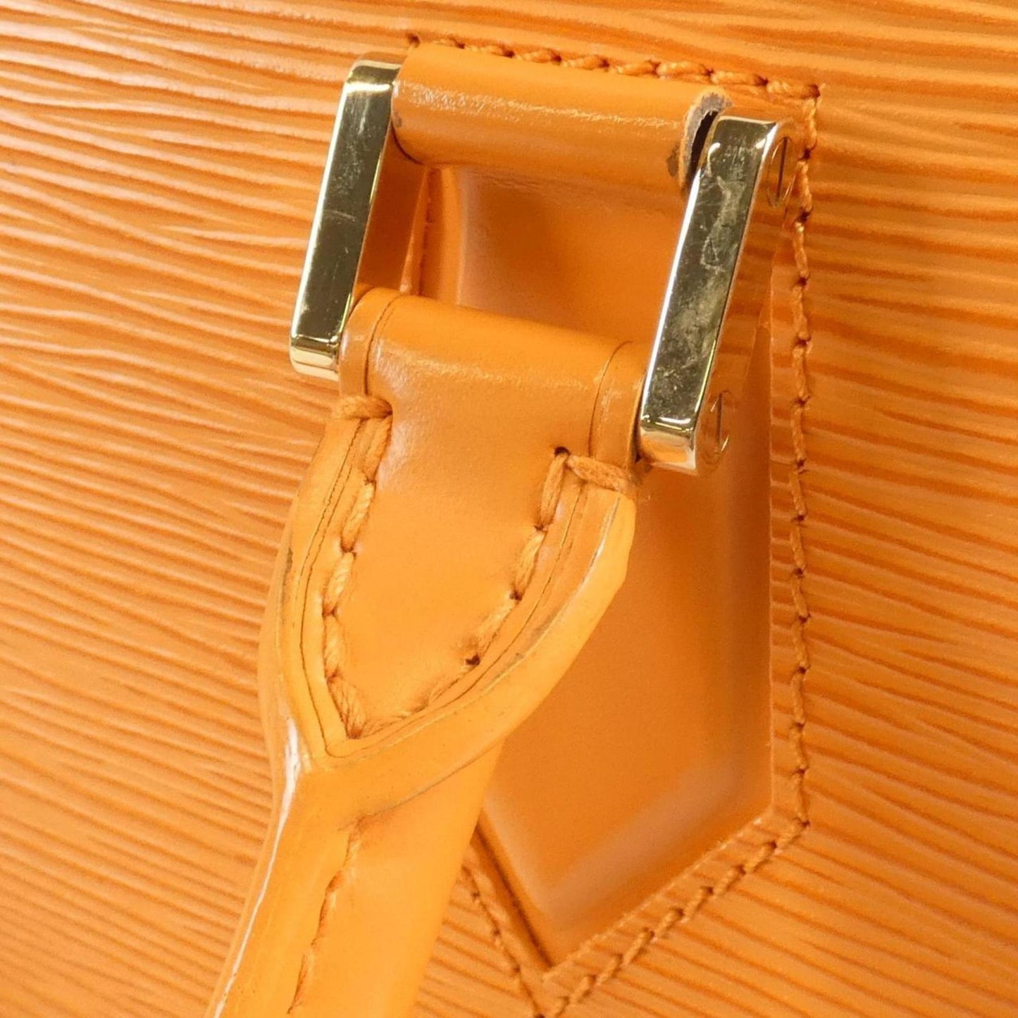 Louis Vuitton Jasmine, Orange, Leather, handbag