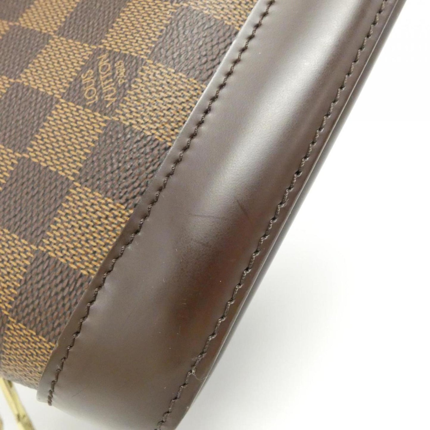 Louis Vuitton Alma, Brown, Canvas, handbag