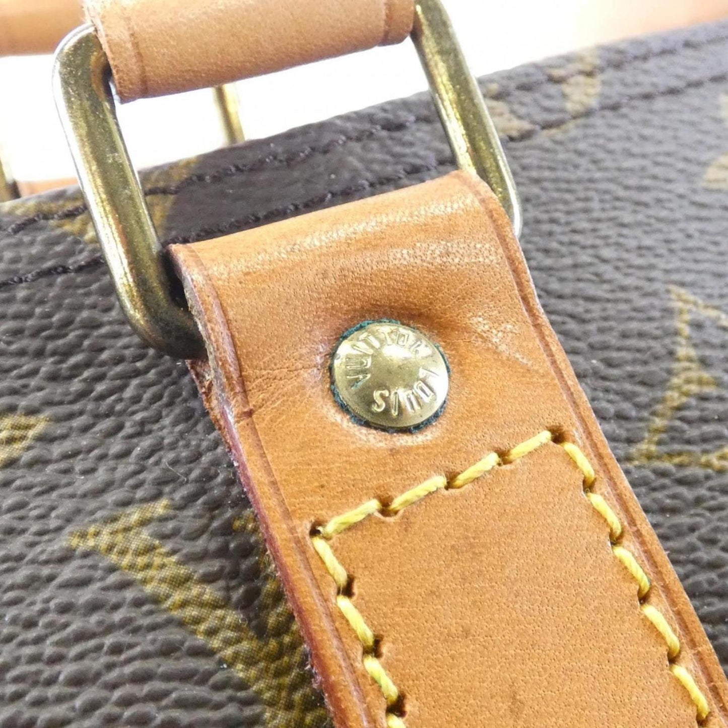 Louis Vuitton Keepall 55, Brown, Canvas, travel