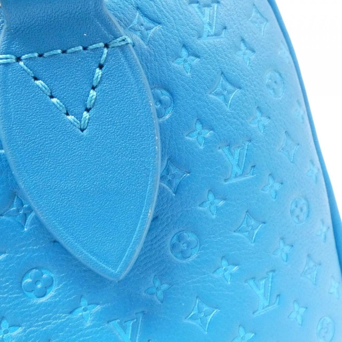 Louis Vuitton, Blue, Leather, travel