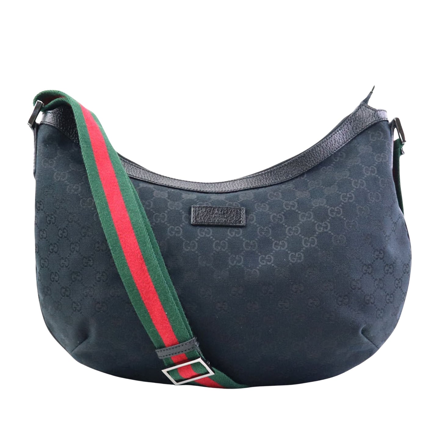 Gucci, Black, Canvas, shopper