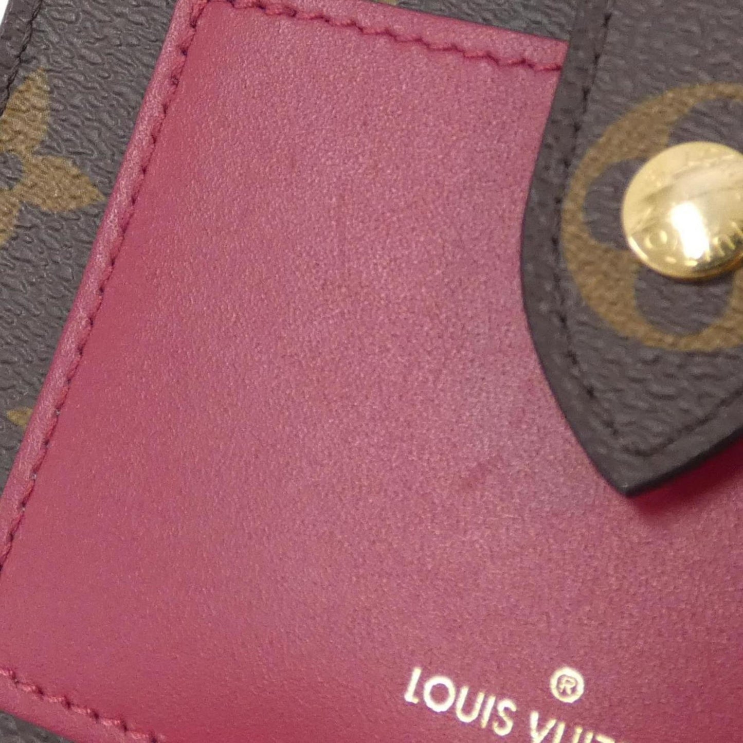 Louis Vuitton Juliette, Brown, Canvas, wallet