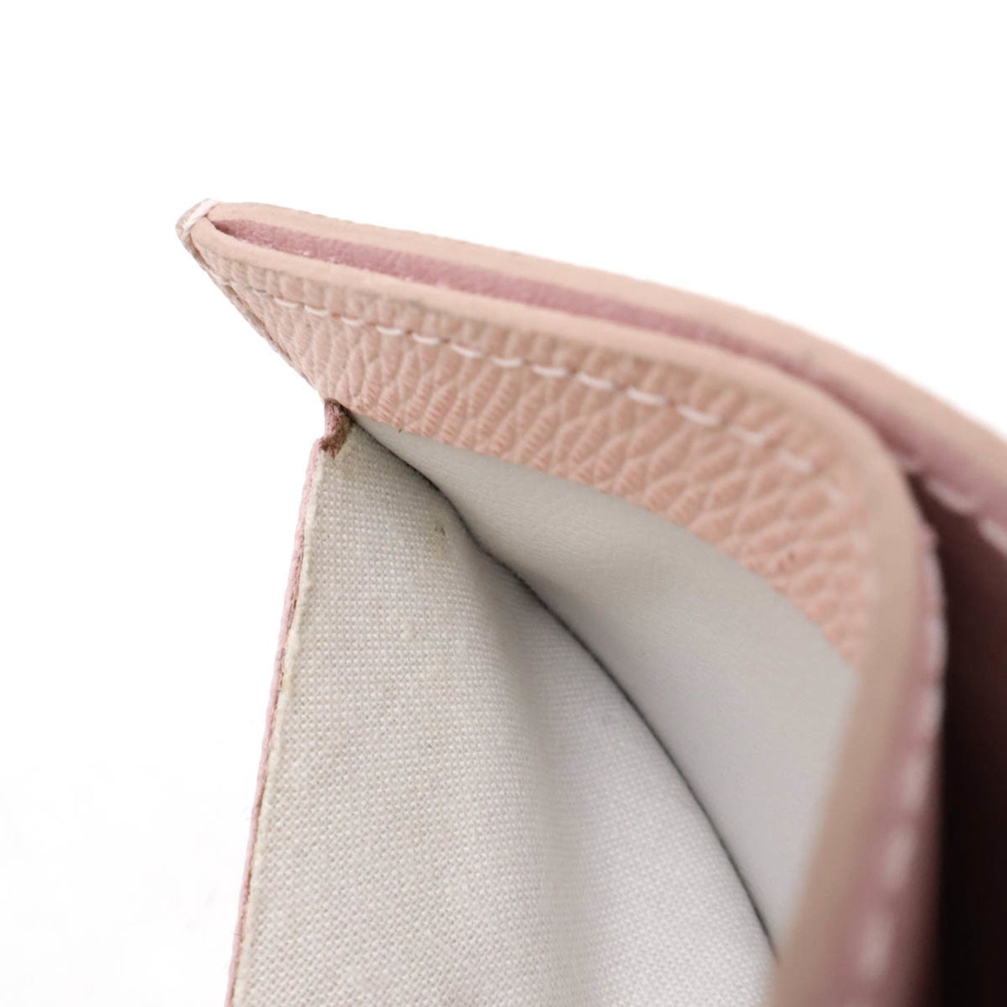 Louis Vuitton Felicie, White, Canvas, clutch