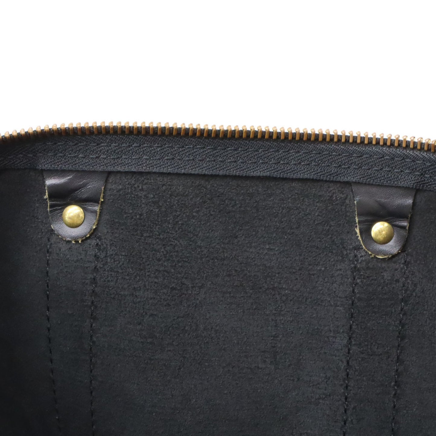 Louis Vuitton Keepall 45, Black, Leather, travel