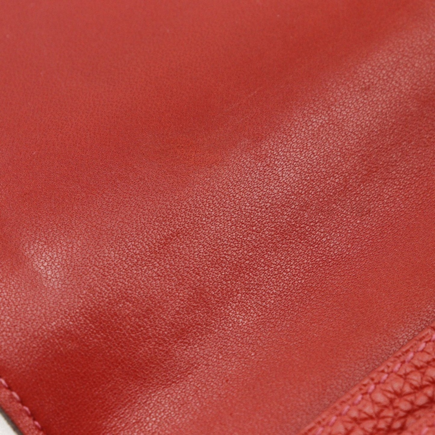 Hermès Dogon, Red, Leather, wallet