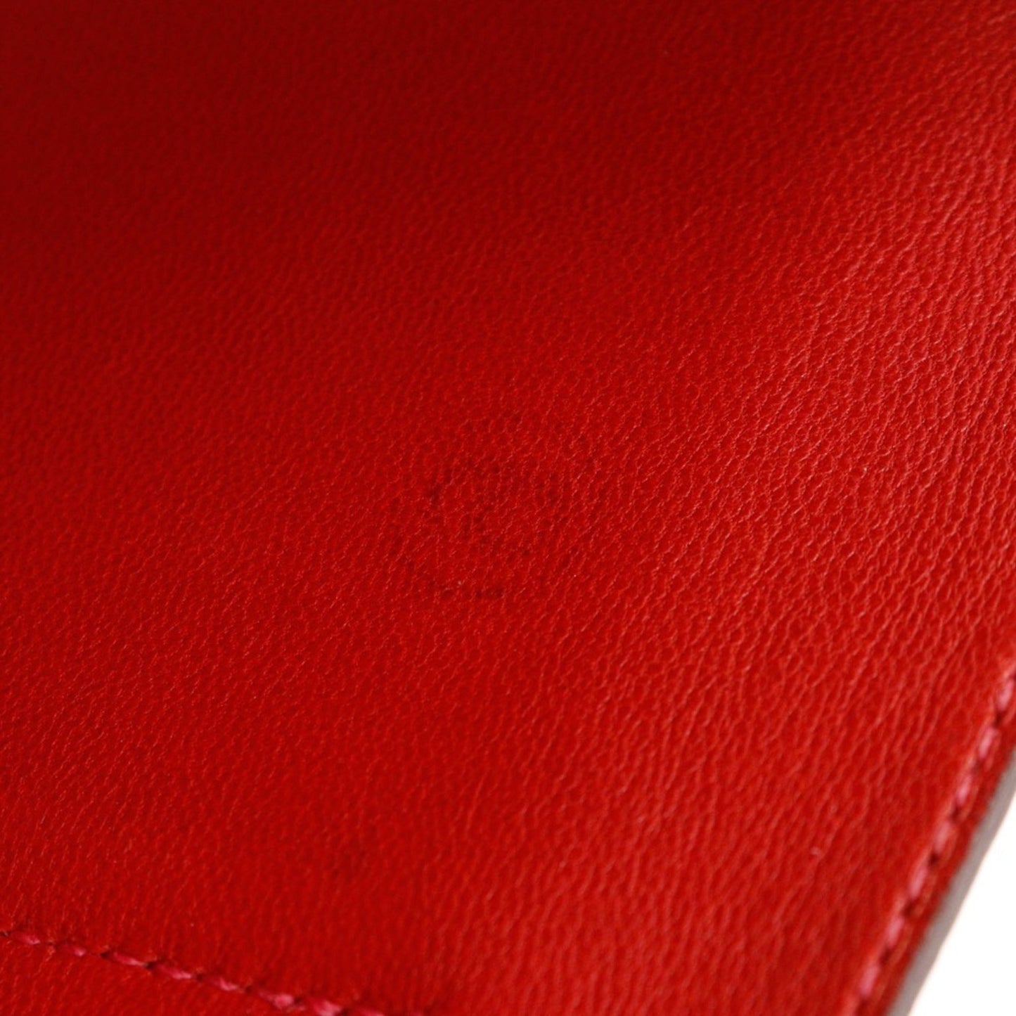 Hermès Dogon, Red, Leather, wallet